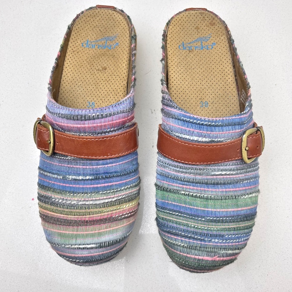 Dansko colorful clogs EU 38 US 7.5-8 - Picture 2 of 8